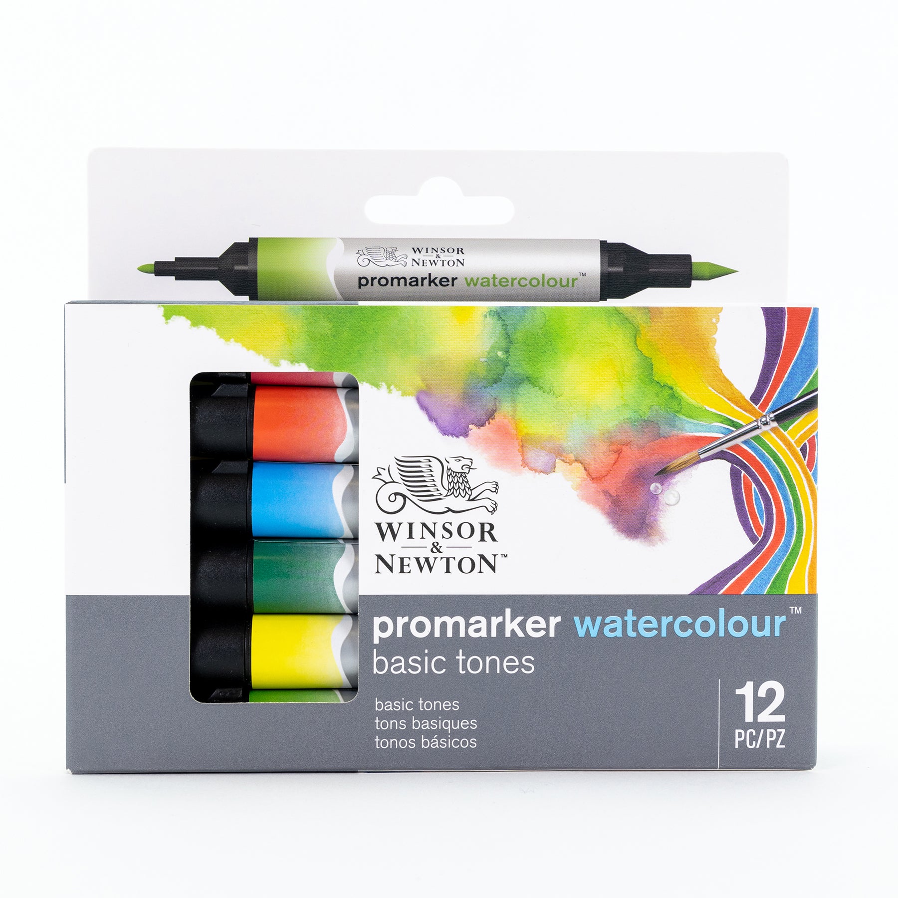 WN ProMarker Watercolour 12 Basic Tones