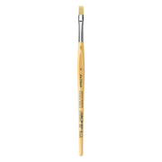 JUNIOR BORSTE Synthetic Student Brush, Synthetic, Tempera, Flat, Series 329, Size 6