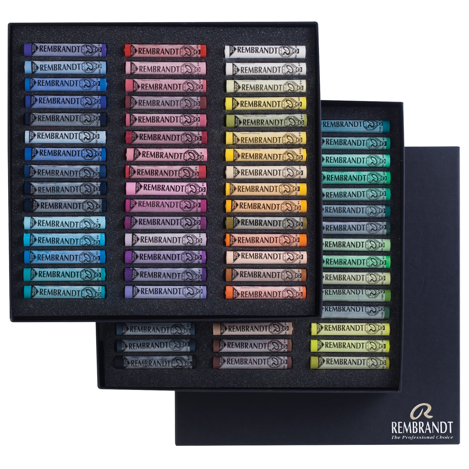 Soft Pastel Cardboard Box Set, Landscape Selection, 90 Full Sticks