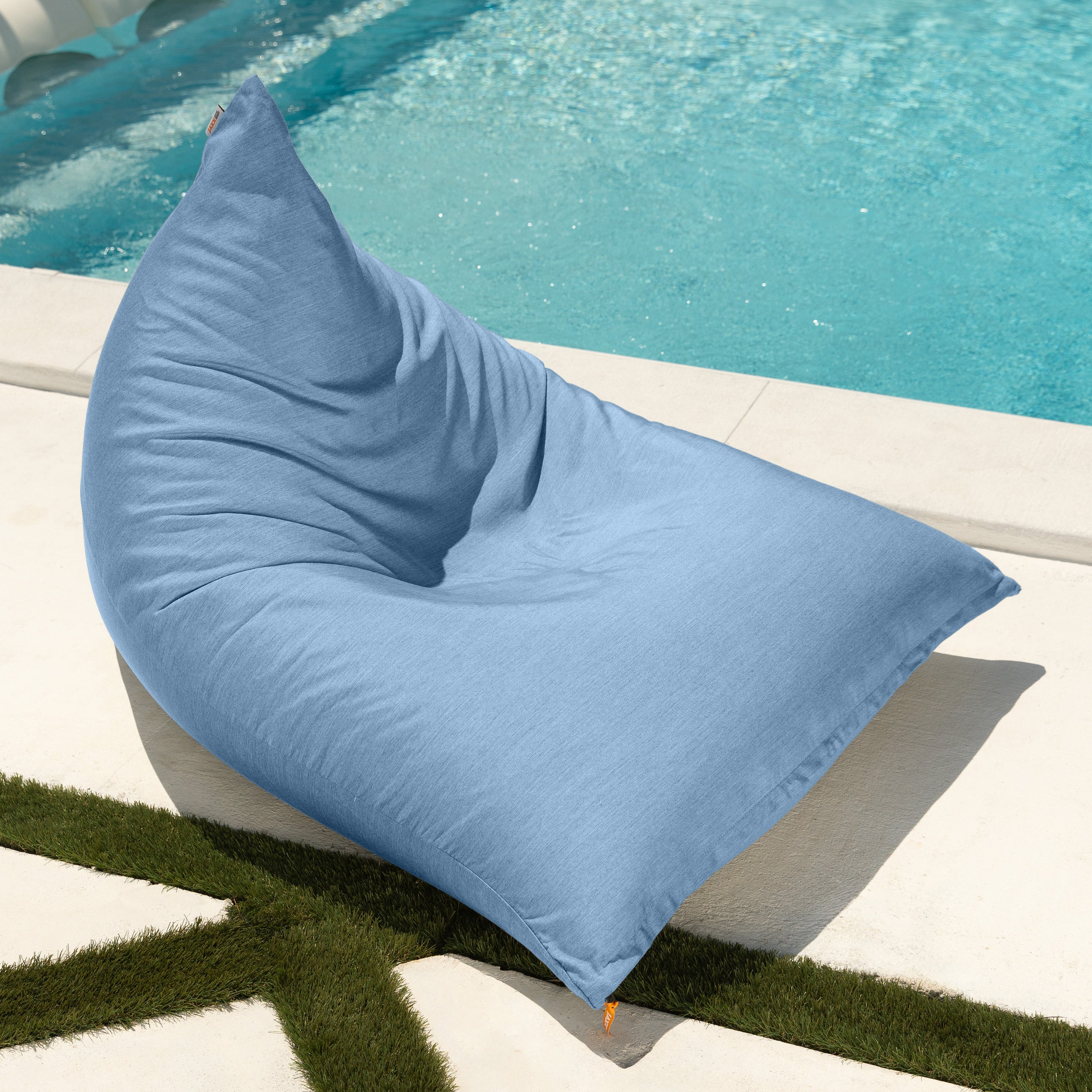 Jaxx Twist Outdoor Bean Bag Chair, Ocean