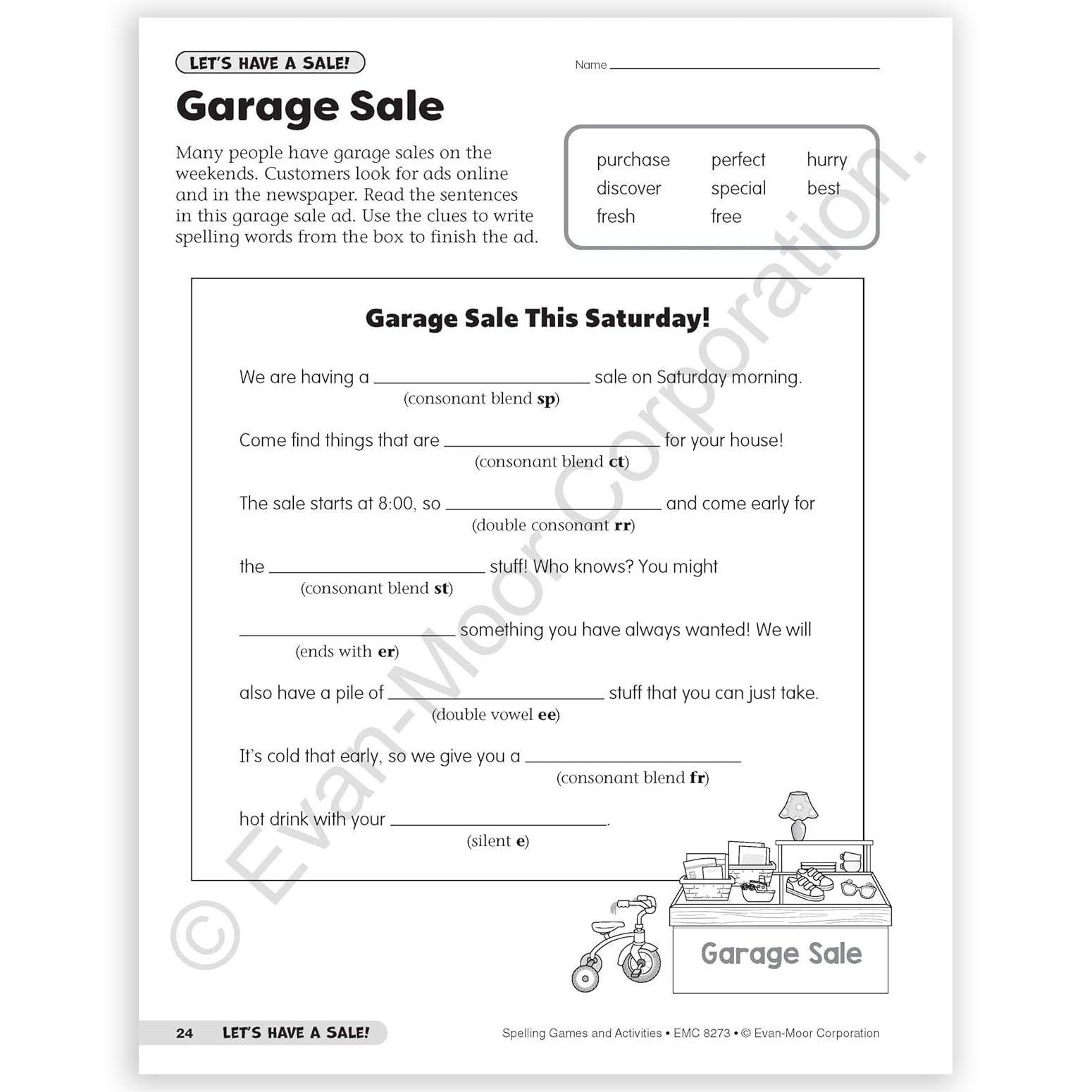 Spelling Games and Activities, Grade 3