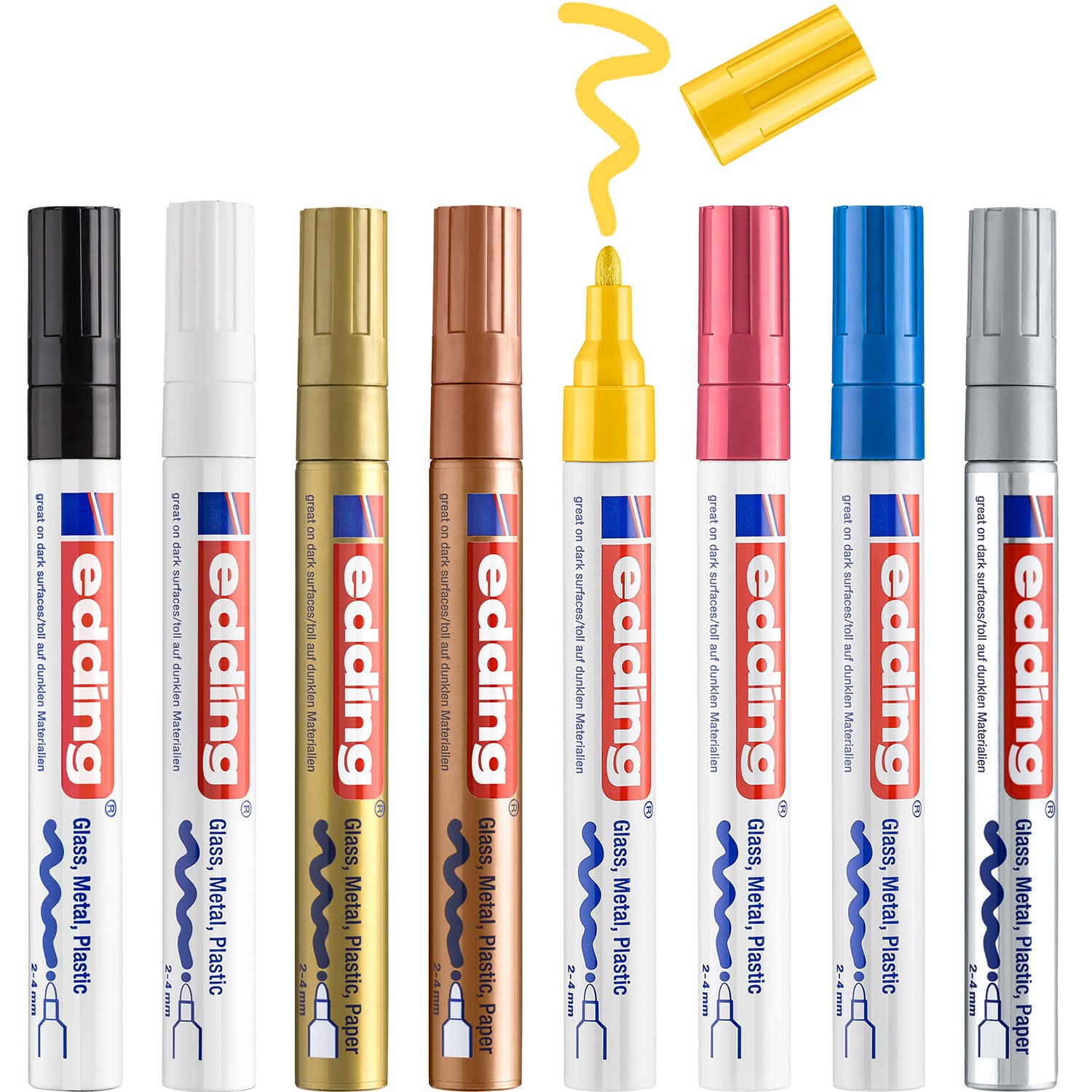 edding 750 Gloss Paint Marker - Set of 8 - Assorted