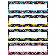 Bold Strokes Circles Desk Toppers® Name Plates Var.Pk., 32 ct