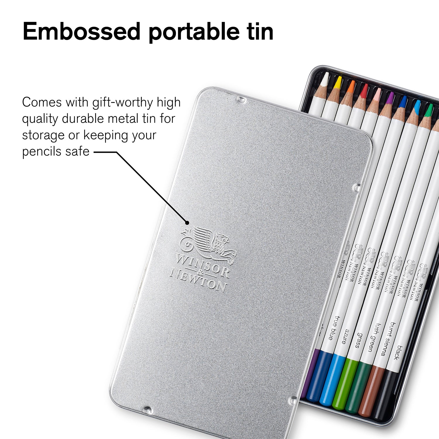WN Studio Collection Watercolour Pencil Tin - 12pc