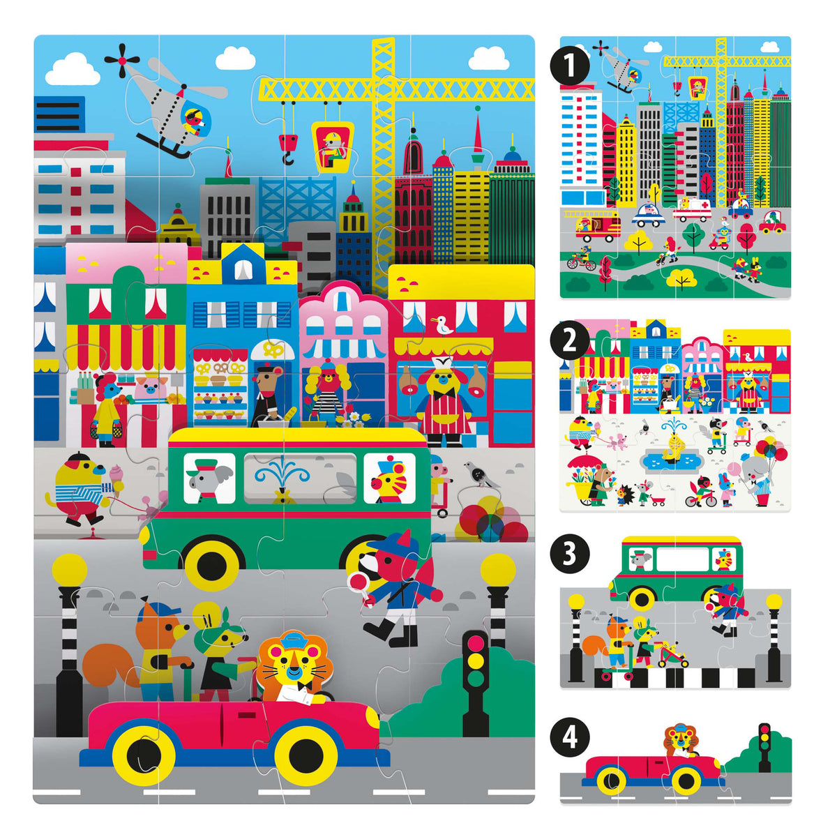 PLAYRAMA PUZZLE THE CITY