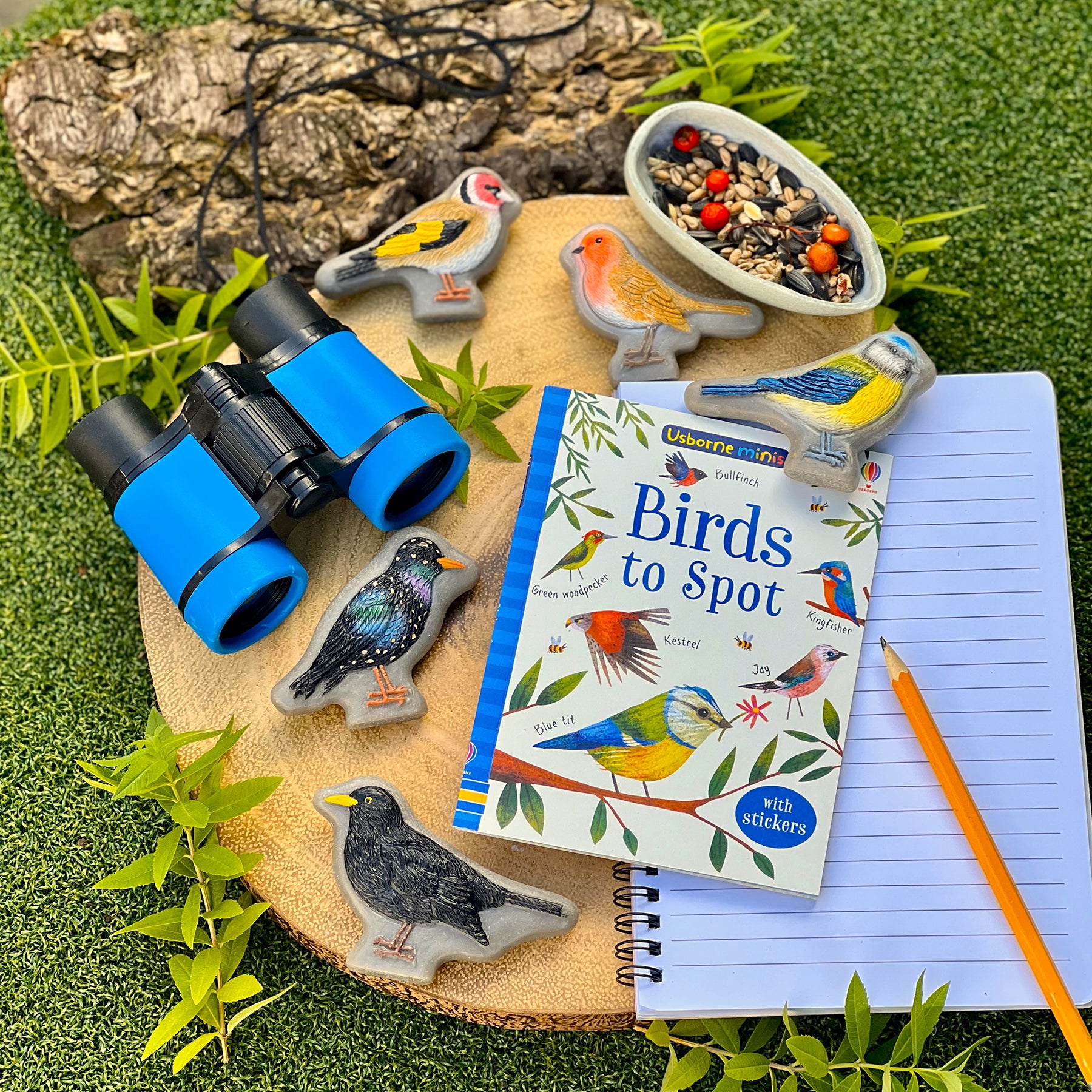 Sensory Play Stones - Birds - Set of 8