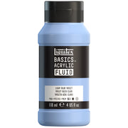 LQ BASICS Acrylic Fluid 118ml Bottle -  Light Blue Violet