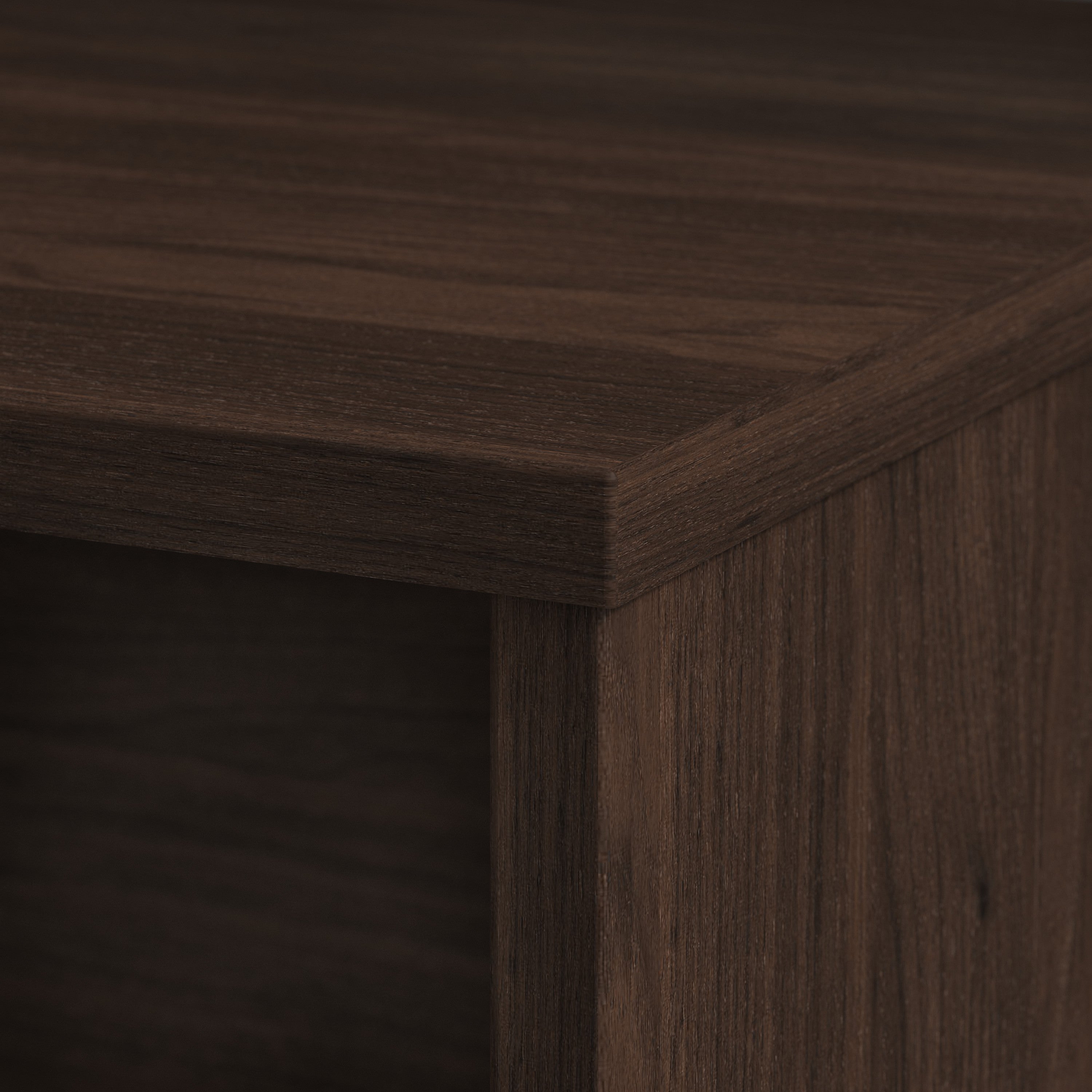 Bush Business Furniture Studio C 60W x 30D Office Desk in Black Walnut - 59.45" Width x 29.37" Depth x 29.84" Height