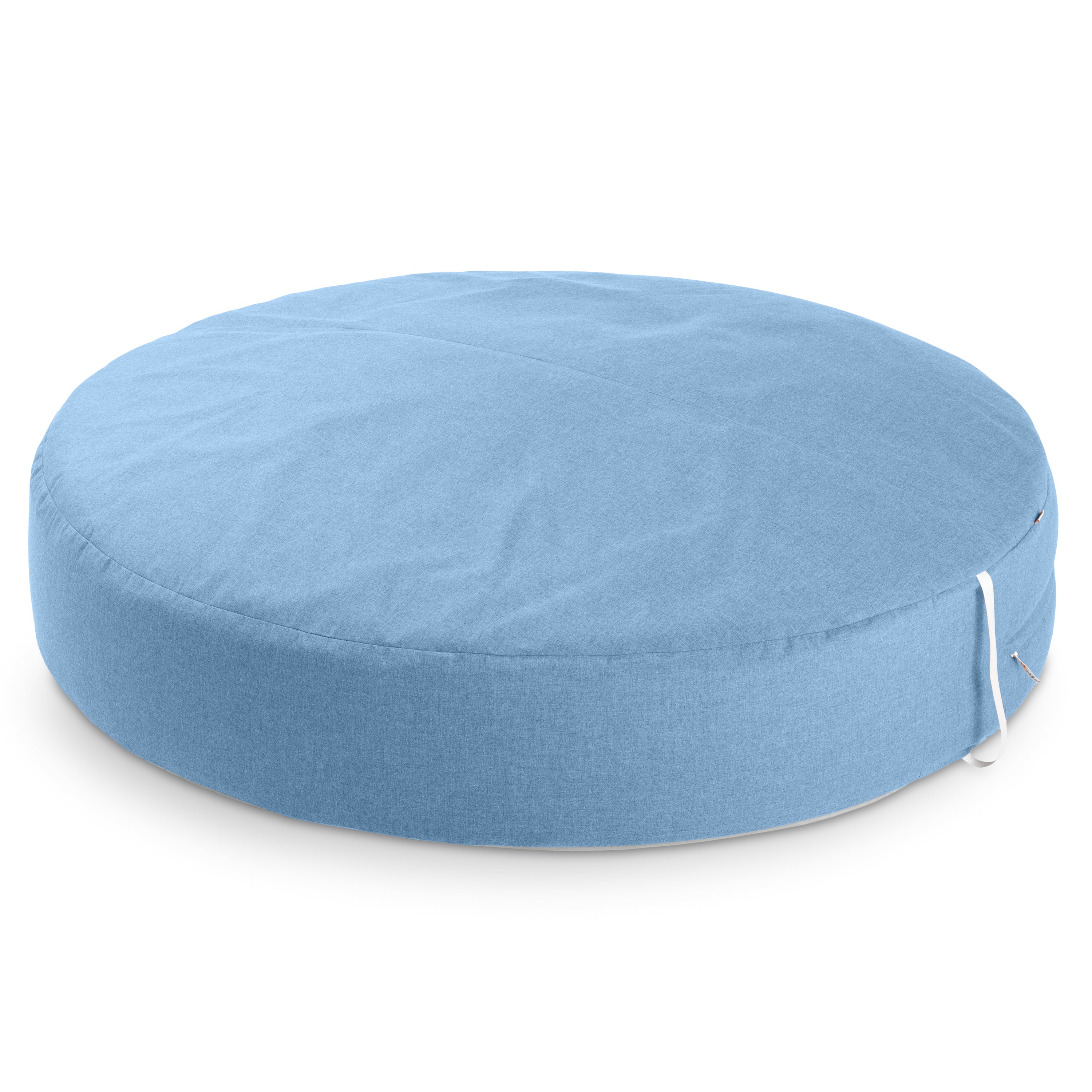 Coza Cocoon Sun Bed - Giant Outdoor Round Lounge for Resort Style & Beachfront Relaxation - Sunbrella, Ocean Blue