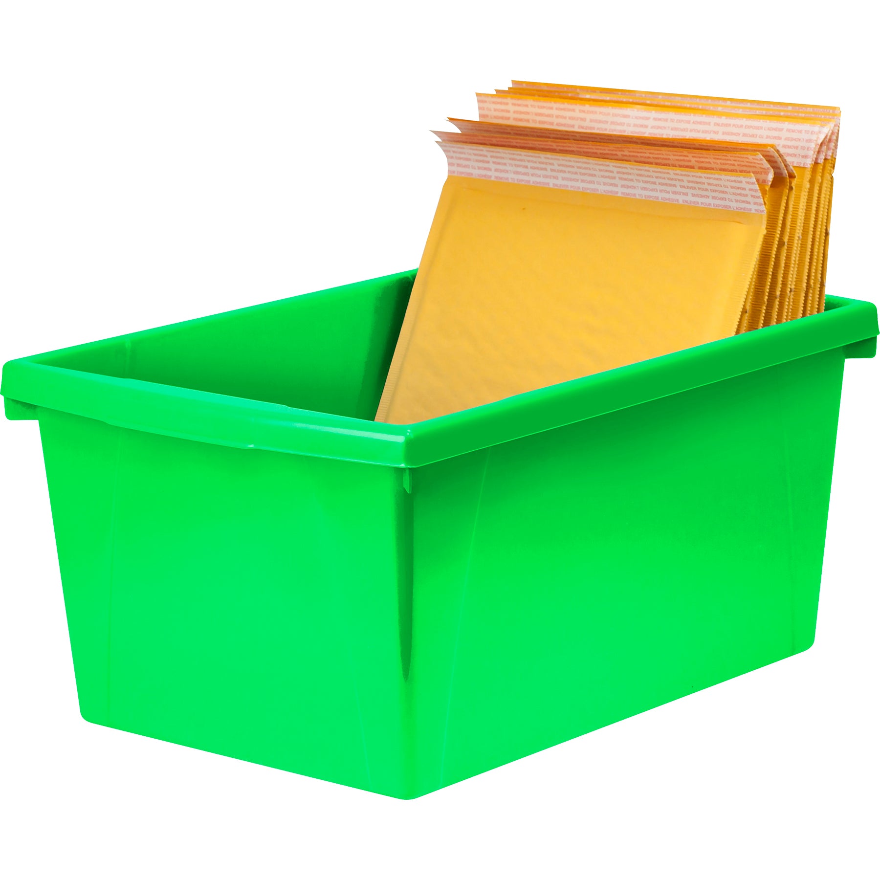 Medium Classroom Storage Bin, Green