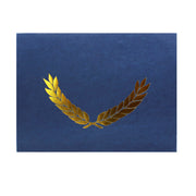 Embossed Certificate Folder, Blue, Pack of 30