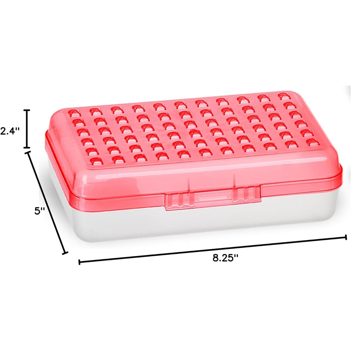RED PENCIL CASE DOTS UTILITY BOX