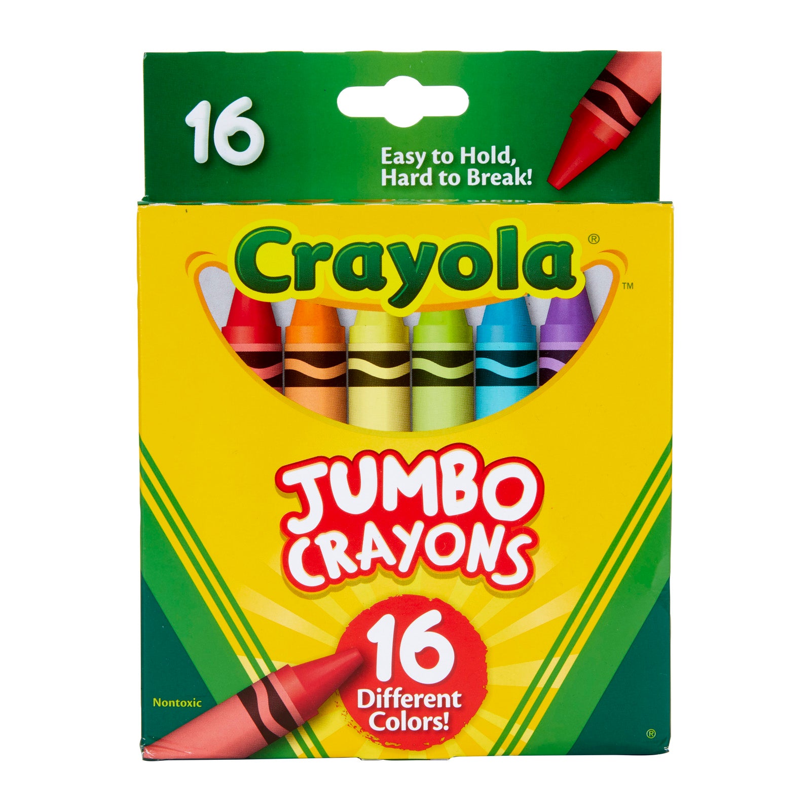 Jumbo Crayons, 16 Colors