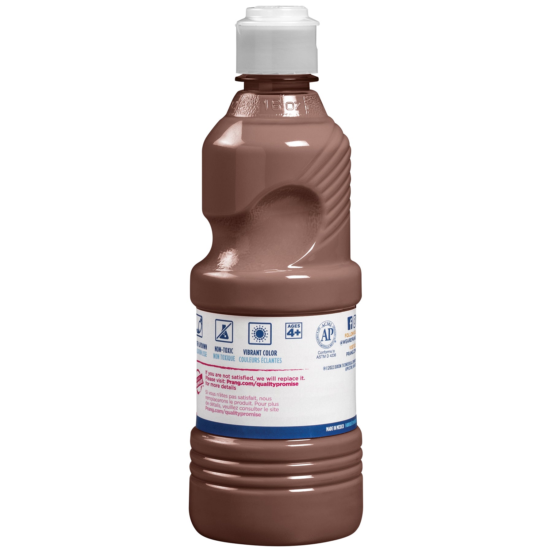Ready-to-Use Tempera Paint, Brown, 16 oz