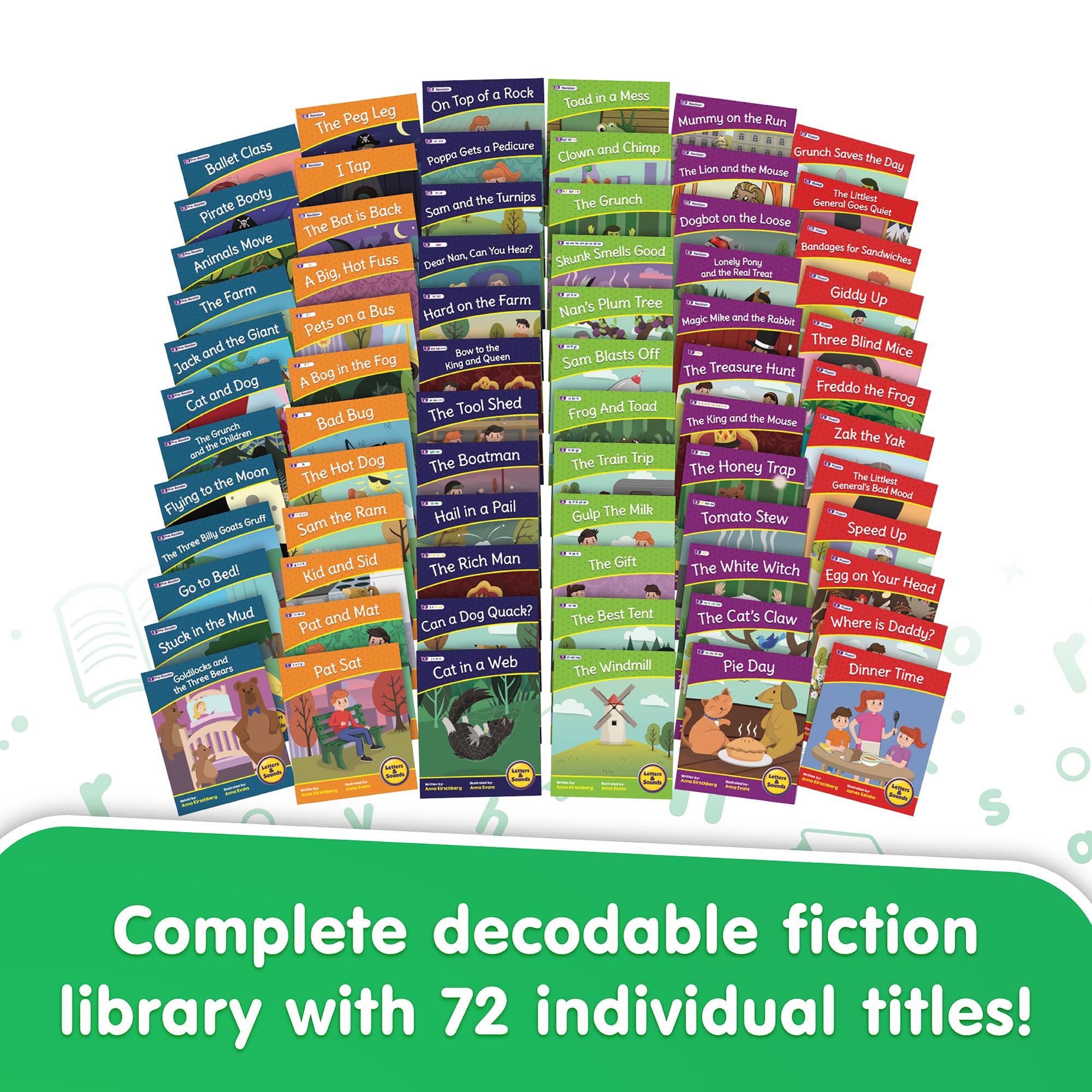 Letters & Sounds Fiction Decodables Boxed Set, Set 2