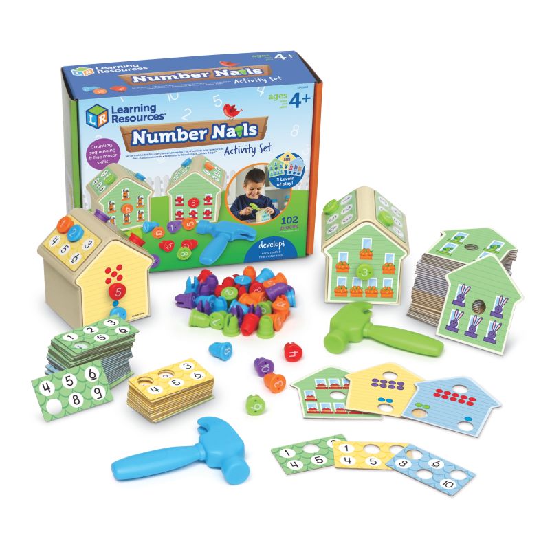 Number Nails! Fine Motor Math Game