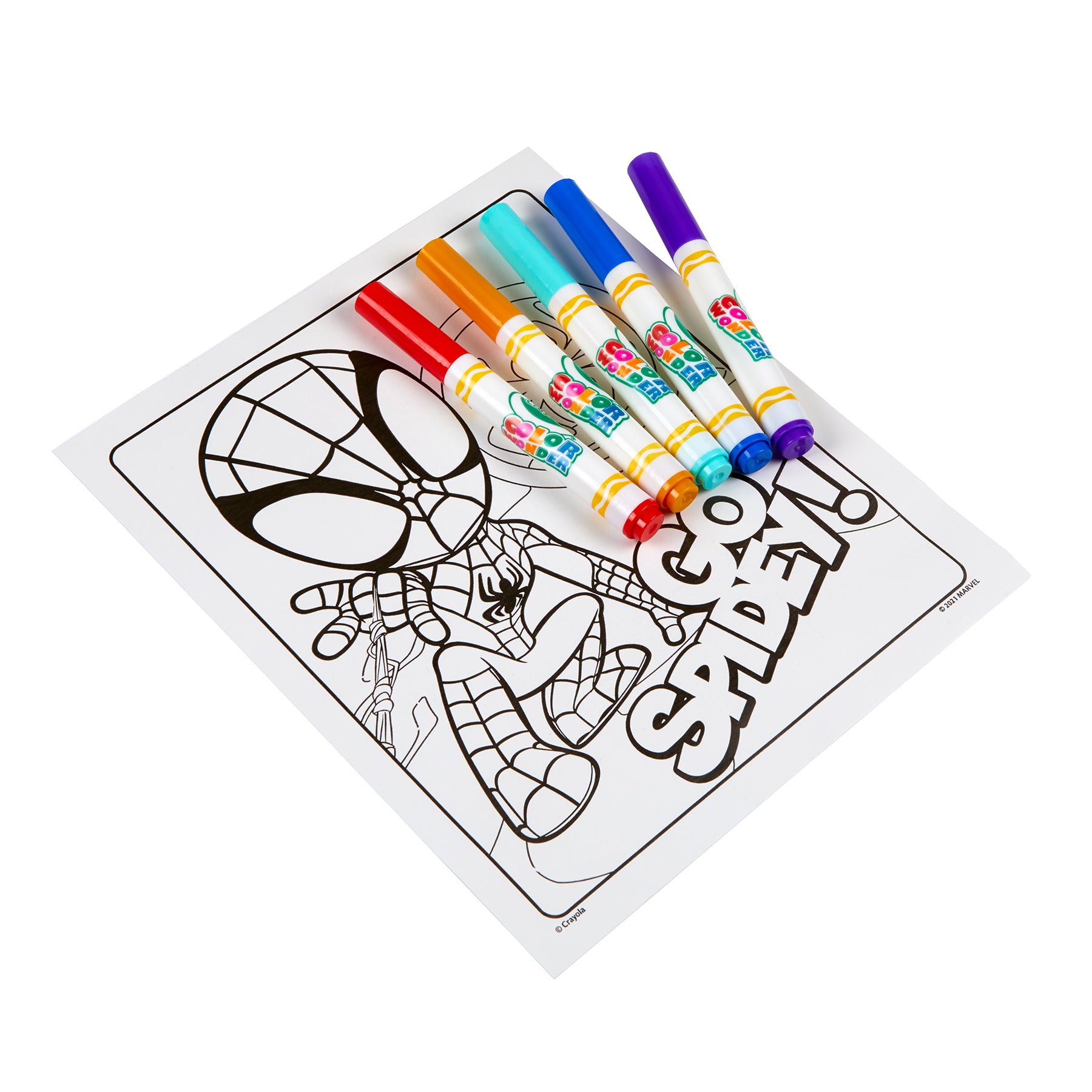 Color Wonder® Coloring Pad & Markers, Spidey and His Amazing Friends
