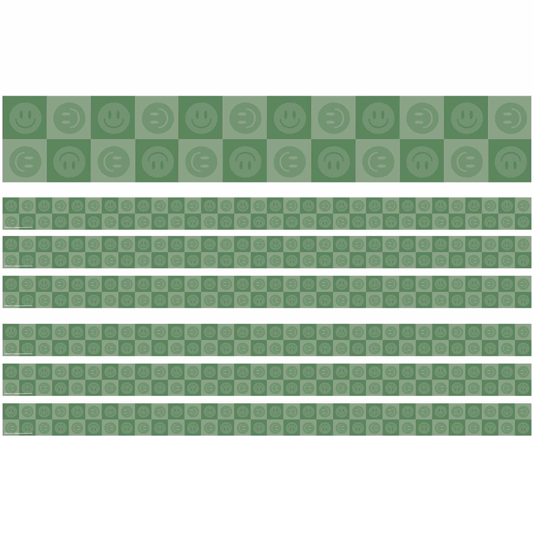 Green Smiles Deco Trim, 37 Feet Per Pack, 6 Packs