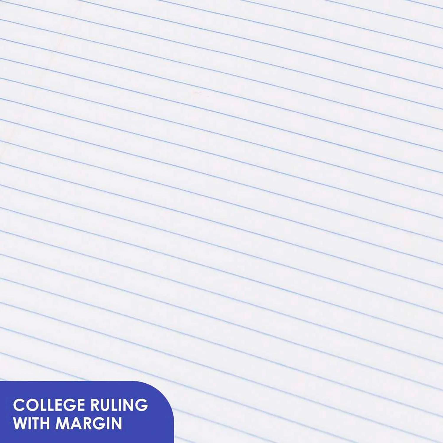 Composition Book, College Ruled, Black Marble, 100 Sheets
