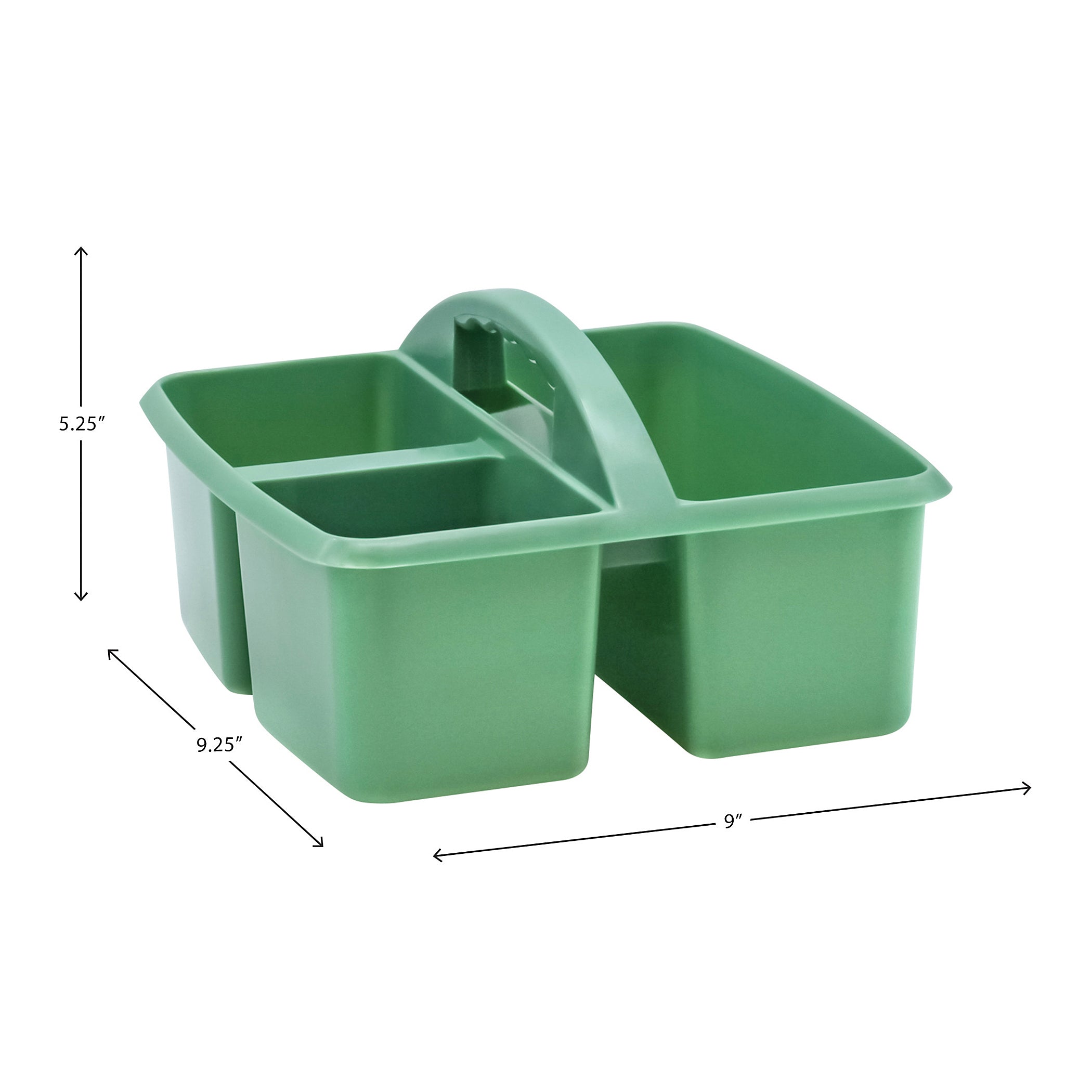 Eucalyptus Green Plastic Storage Caddy