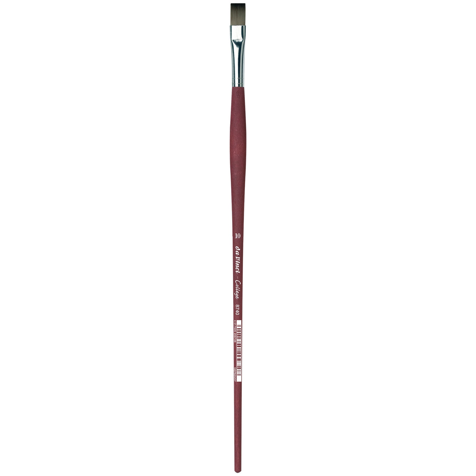 COLLEGE Student Brush, Synthetic, Acrylic & Oil, Flat, Series 8740, Size 10