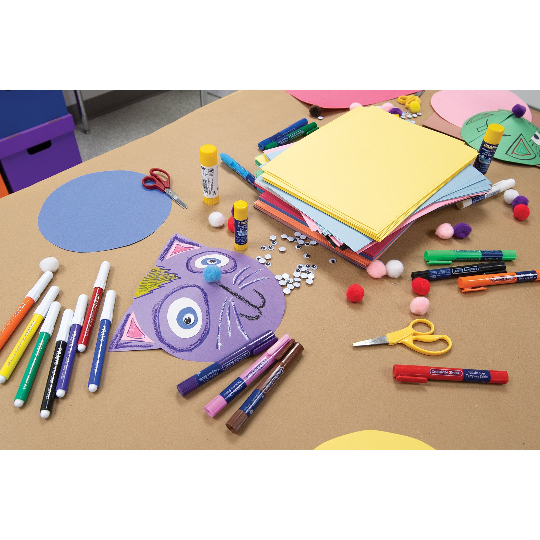 Construction Paper, Medium Weight, Violet, 9" x 12", 50 Sheets