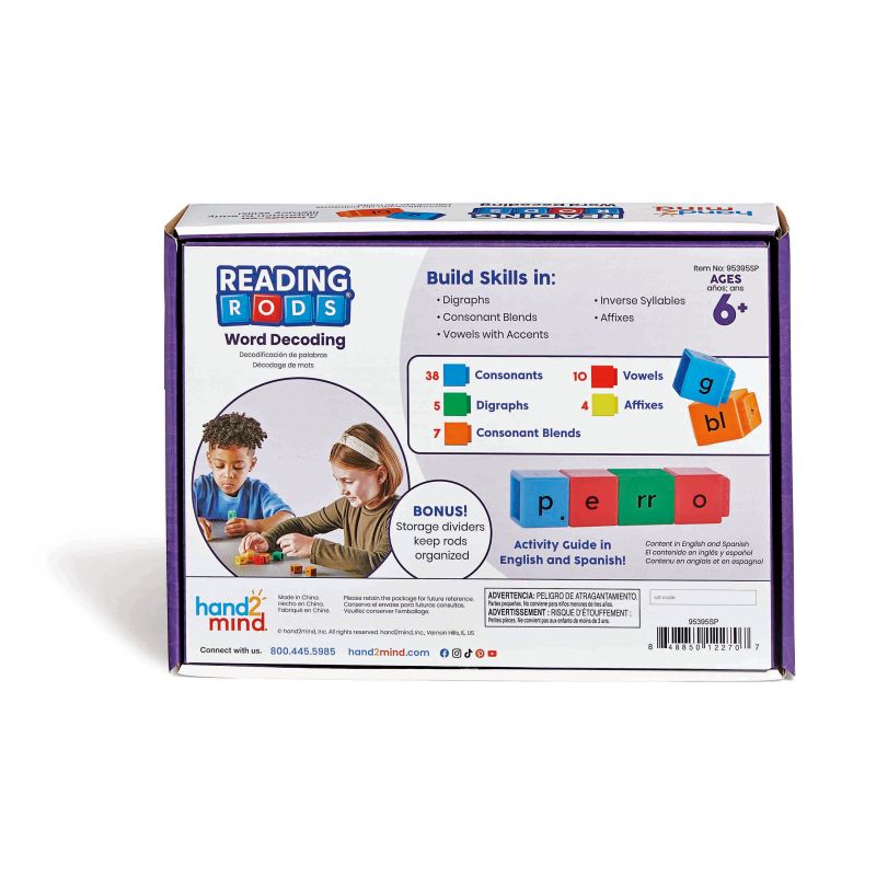 Reading Rods® (Spanish): Word Decoding