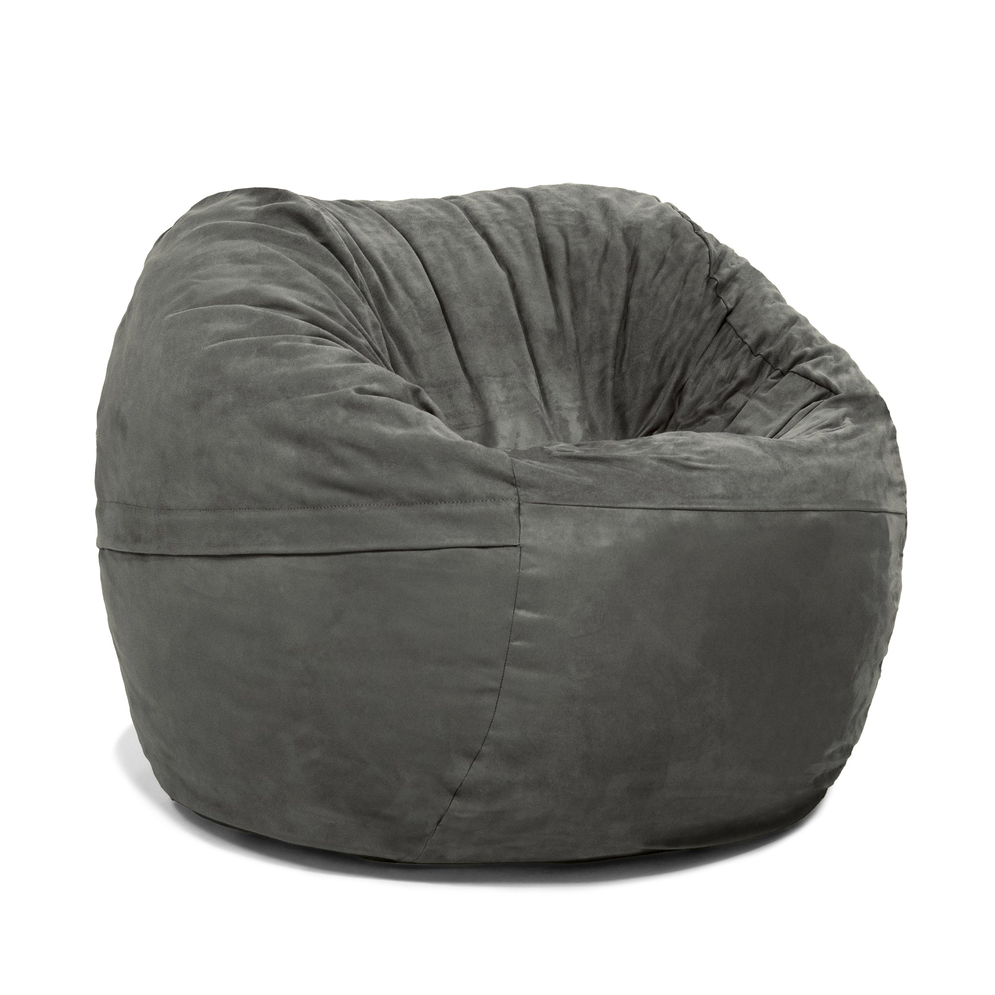 Jaxx Saxx 3 Foot Bean Bag Chair with Removable Cover, Charcoal