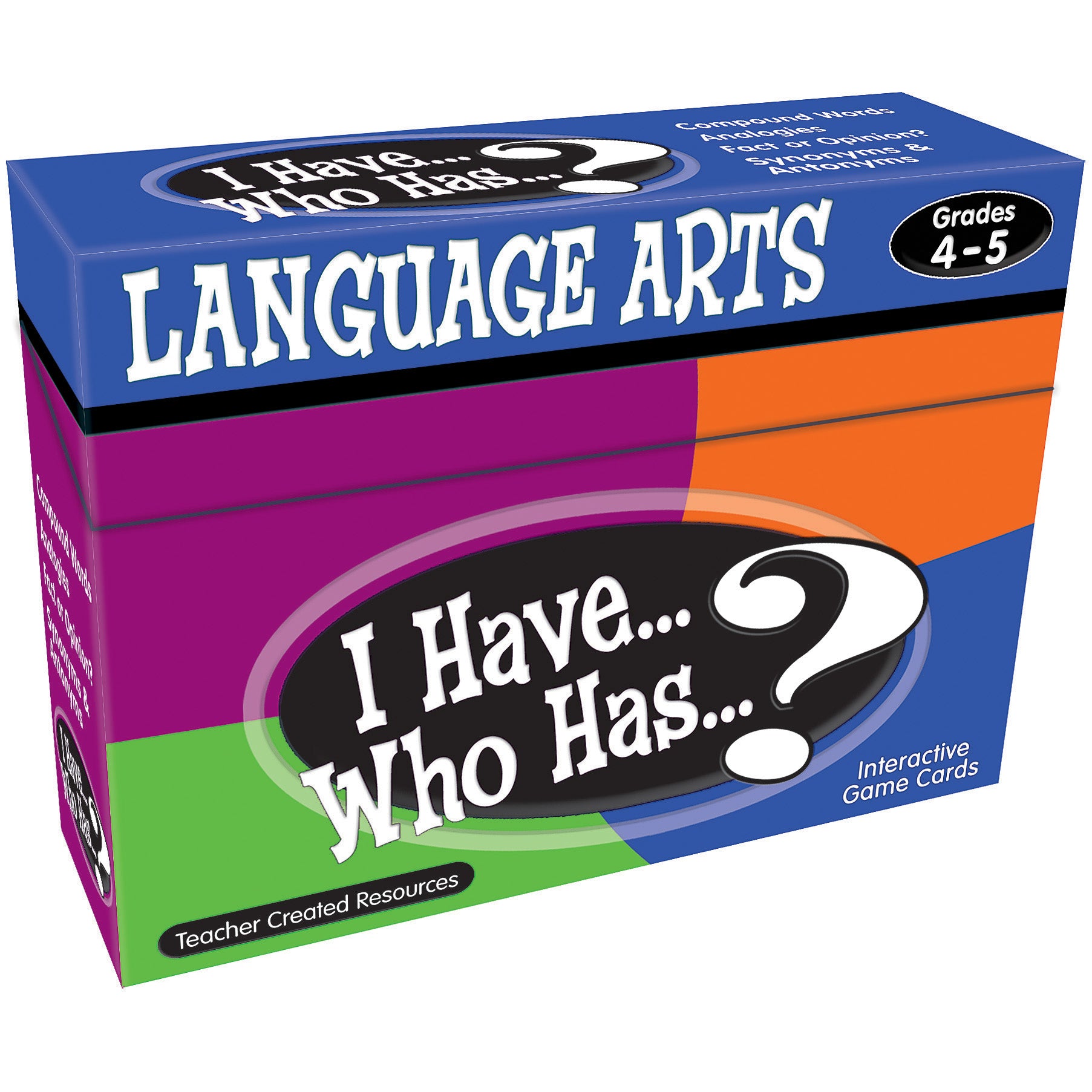 I Have... Who Has...? Language Arts Game (Gr. 4–5)