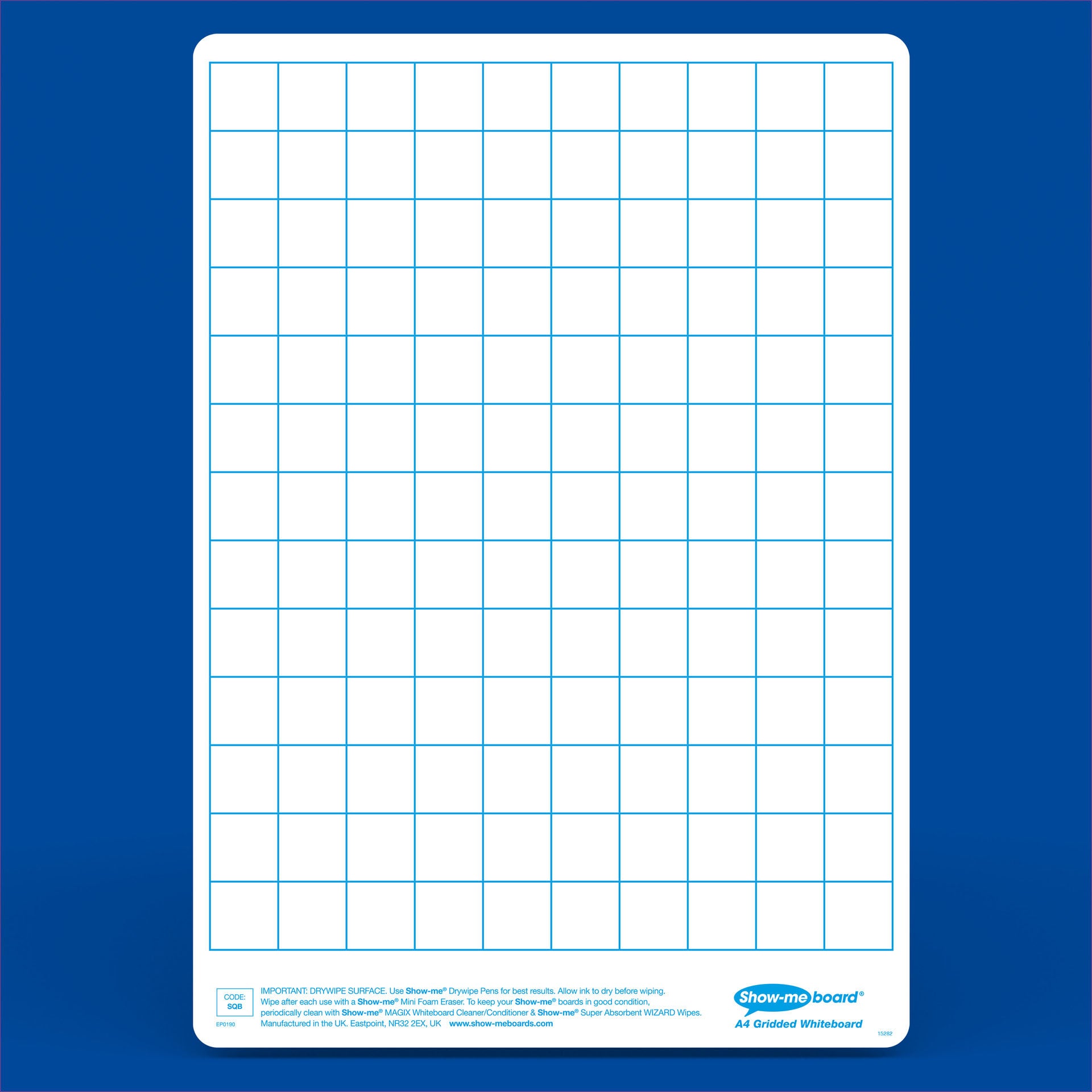 Bulk Box of 100 x Gridded/Plain 8" x 12" Lapboards, with Pens, Erasers, Cleaner