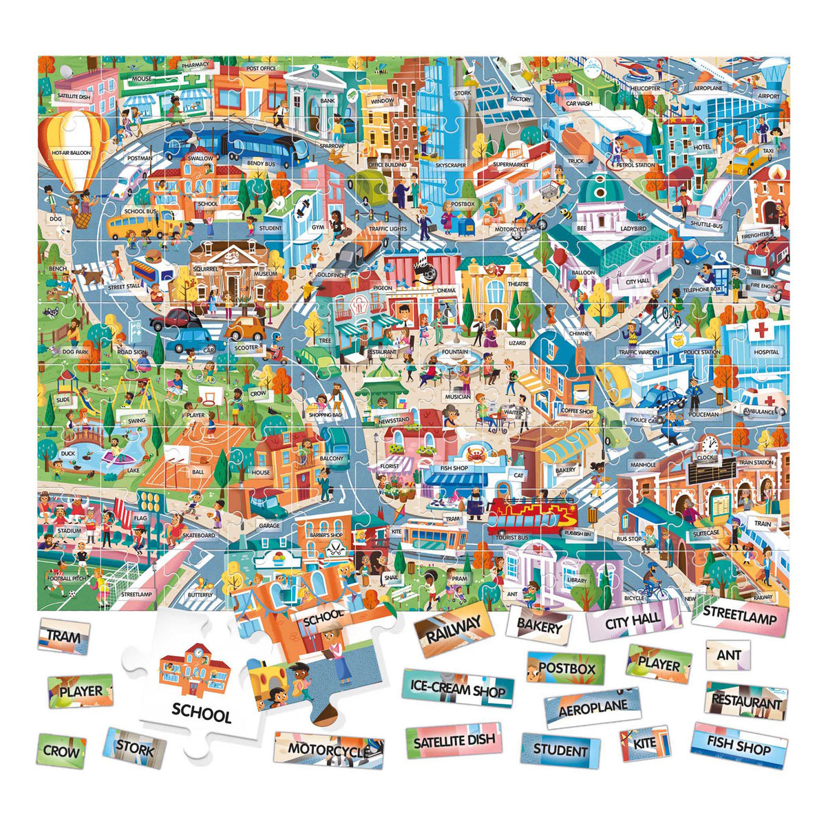 EASY ENGLISH 100 WORDS CITY