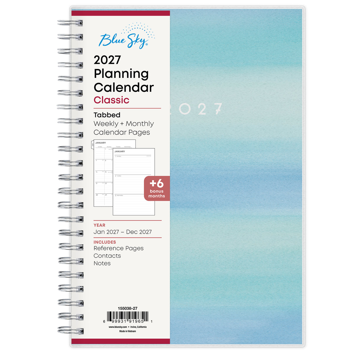 PLANNING CAL BS CHLOE 5X8 RY27