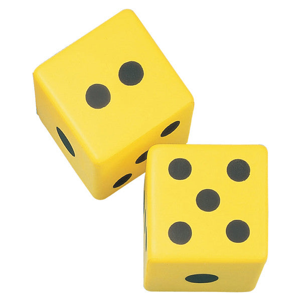 6" Coated Foam Dice