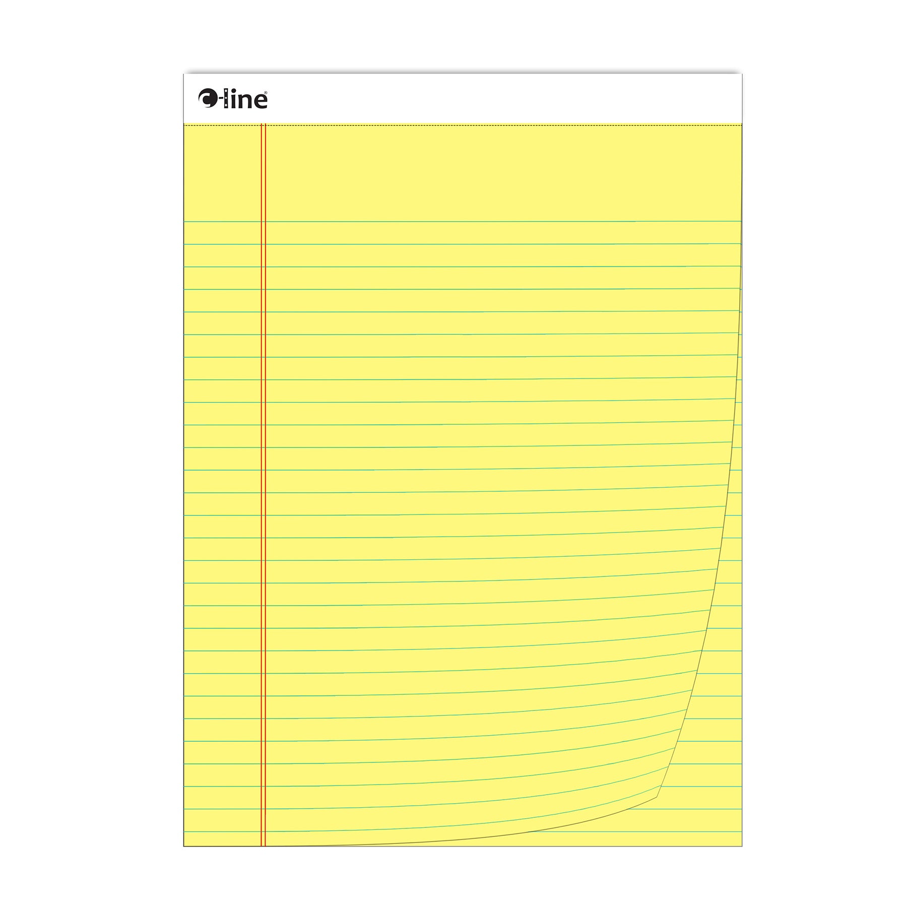 Legal Pad, Wide Ruled, Yellow, 50 Sheets