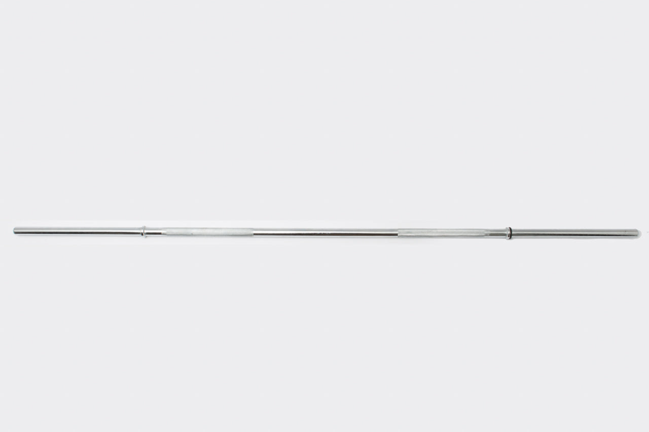 Standard 5 ft Chrome Deluxe Bar with Fixed Inner Collars
