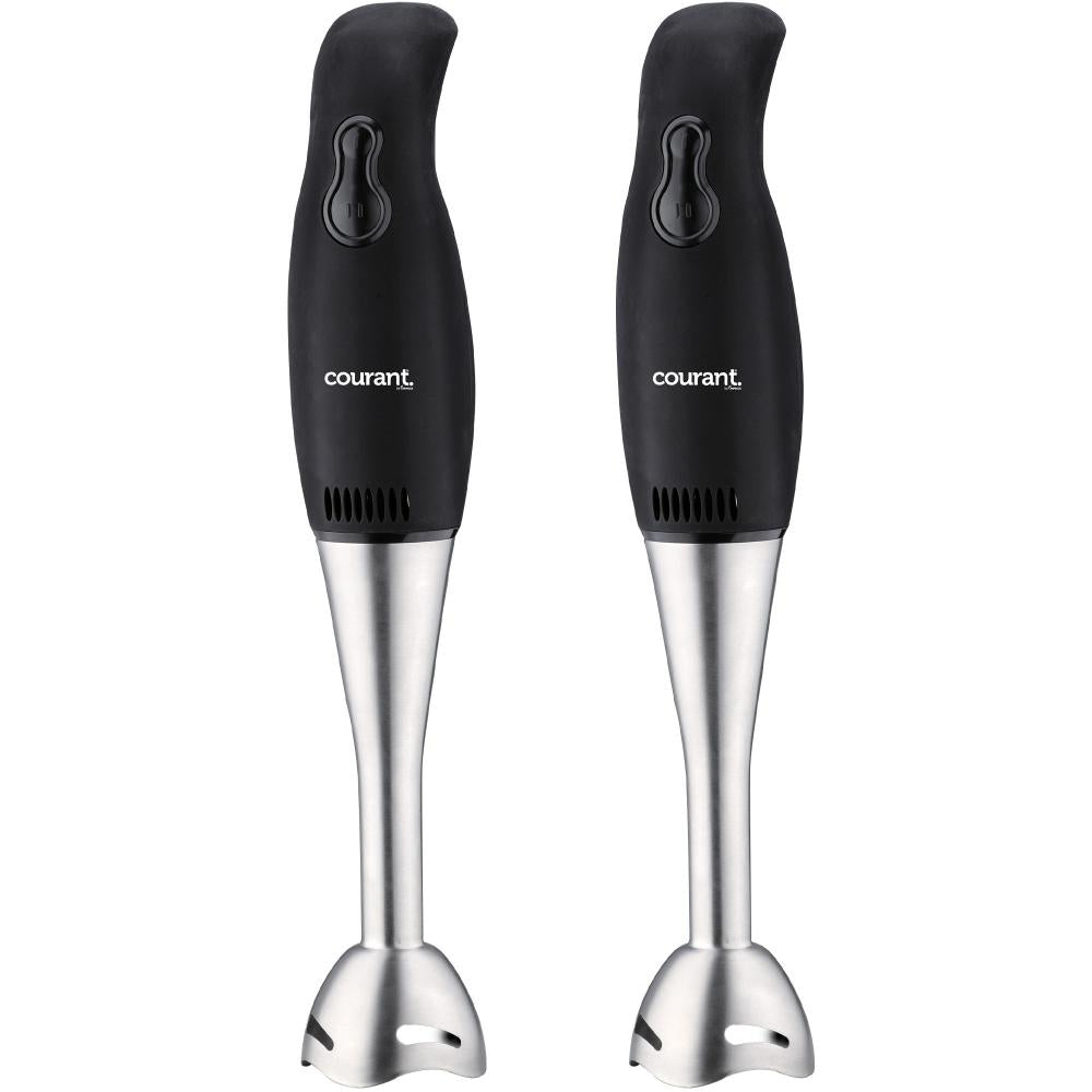 Courant Courant 2-PACK 2-Speed Hand Blender with Stainless Steel Leg - Black