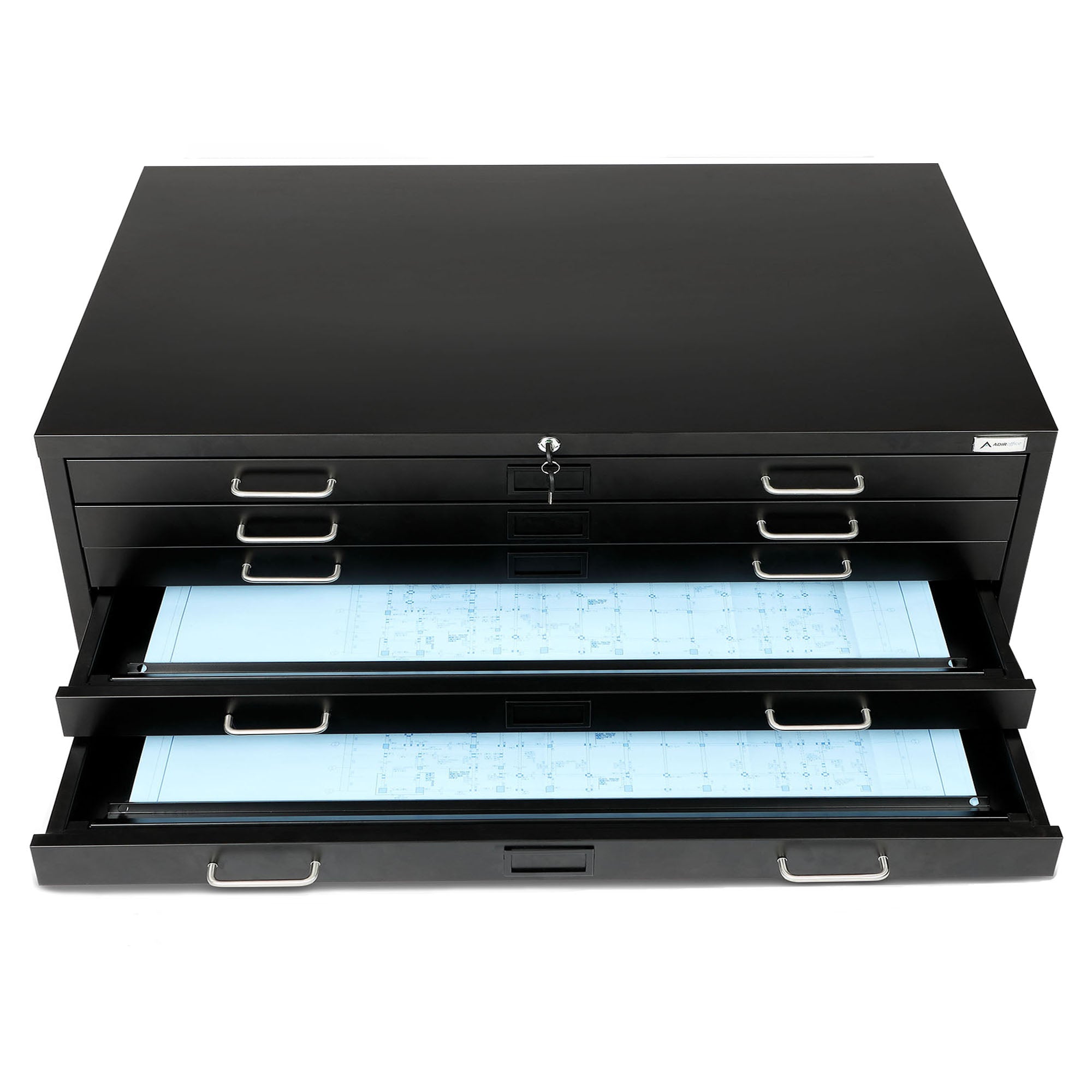 5 Drawer Blueprint File Cabinet for 36 x 48 Sheets