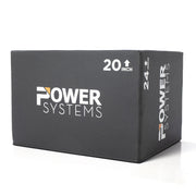 Power Systems 3-in-1 Foam Plyo Box, 16" x 20" x 24"