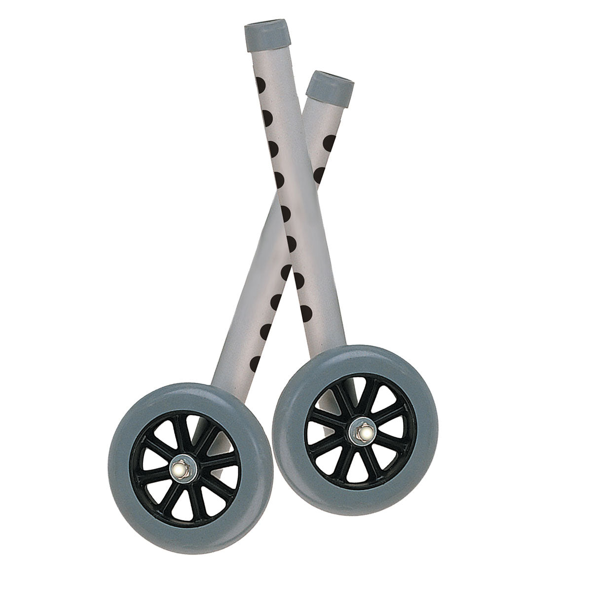 Drive, Extended Height Walker Wheels and Legs Combo Pack, 5" Wheels, 1 Pair