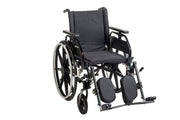 Drive, Viper Plus GT Wheelchair with Universal Armrests, Elevating Legrests, 22"