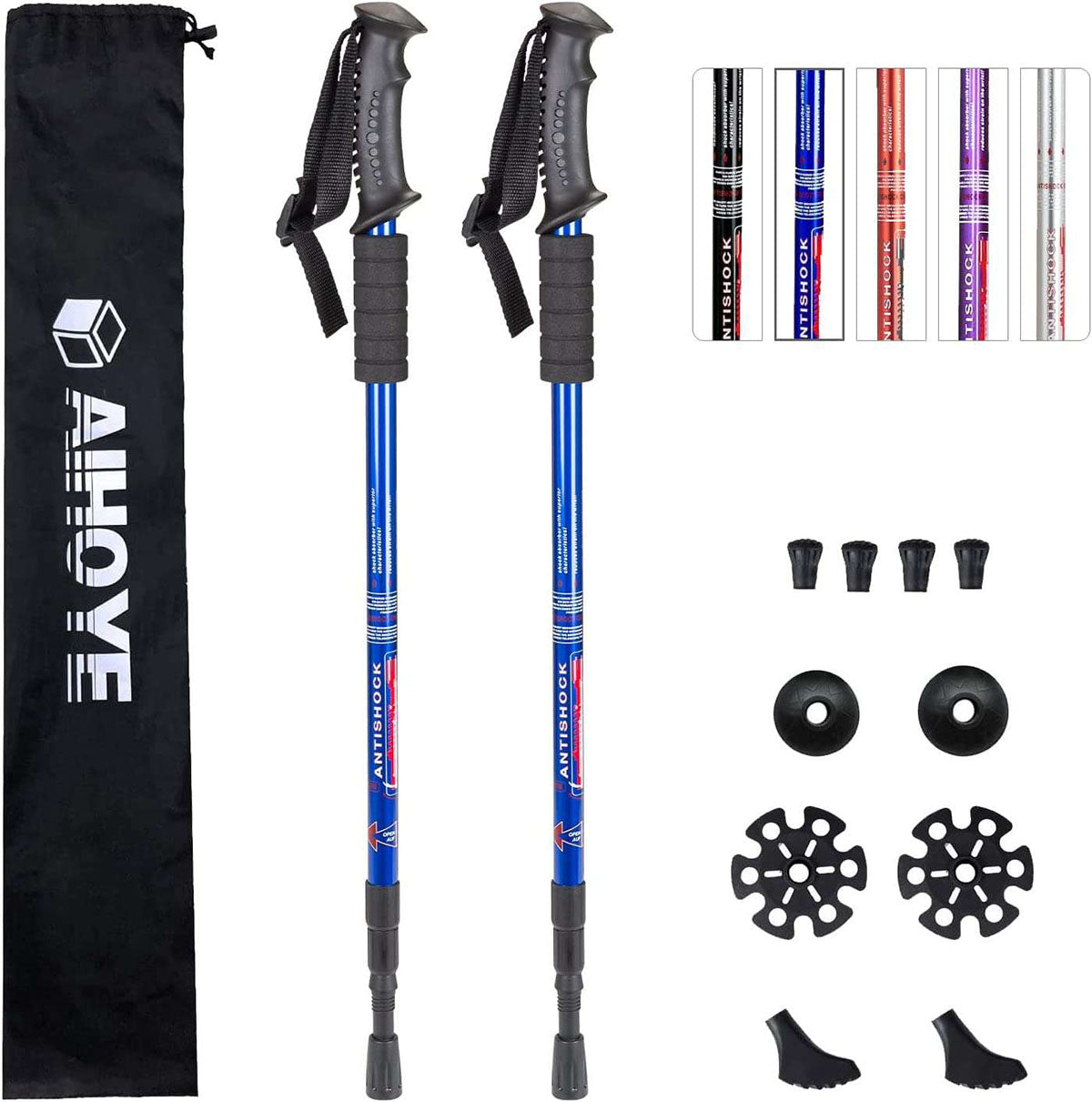 Aihoye Hiking Trekking Poles, 2 Pack