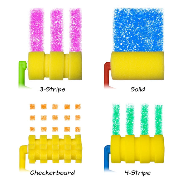 4 Large Foam Rollers & Paint Tray (ARM-002)