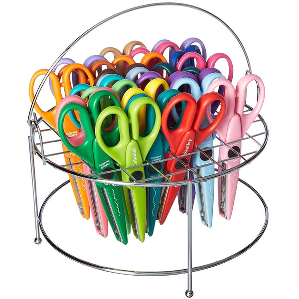Large Wire Scissor Stand (round - Holds 24 Scissors)
