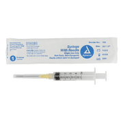 Syringe - Non-Safety with Needle - Luer Lock, 5 cc, 20G Needle Gauge, 1 1/2" Needle - 100 pcs per Box, 4 Boxes per Case