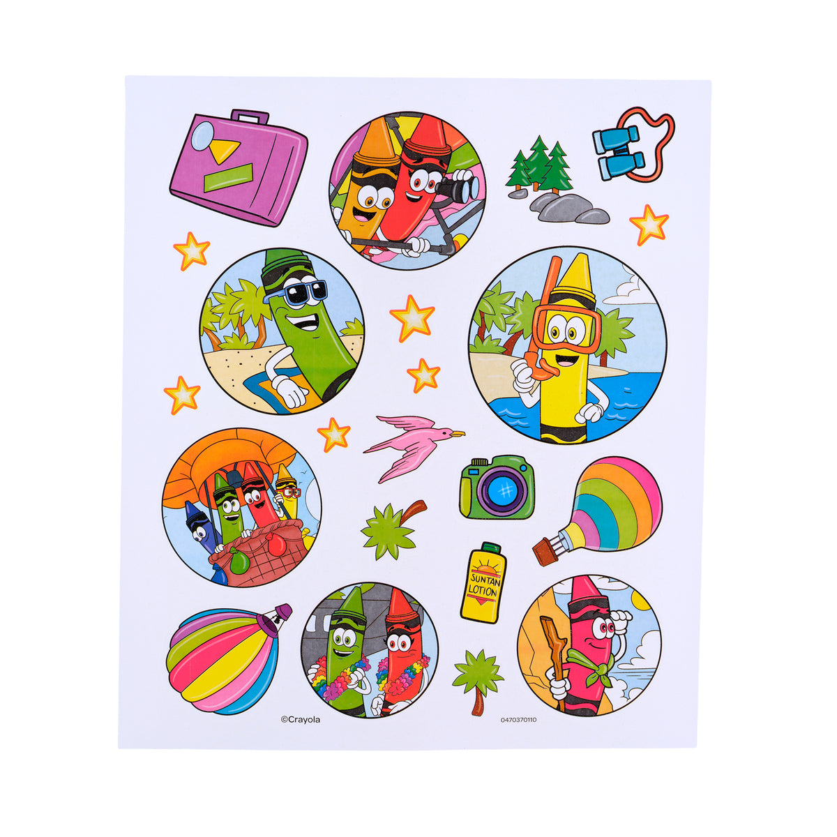 COLOR & STICKER ACTIVITY SET W/
