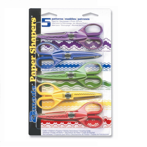 Paper Shapers® Decorative Scissors 5-Pack, Set 1