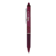 Pilot Erasable Gel Ink Pens - 0.7 mm Fine Pen Point - Retractable - Erasable - Burgundy Ink - Water Based, Gel-based - Translucent Barrel - Document, Writing - 1 Dozen