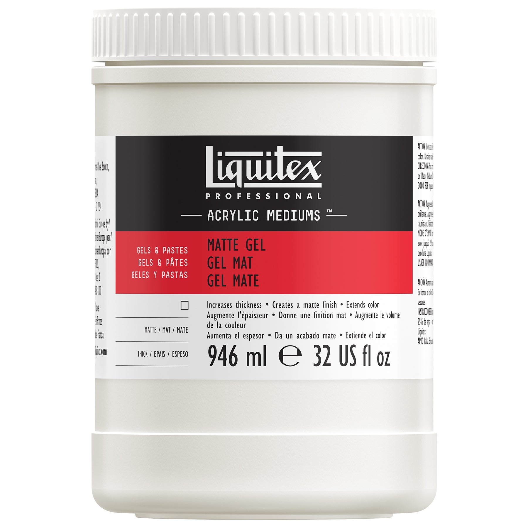 Matte Gel Medium - 946ml (32 oz)