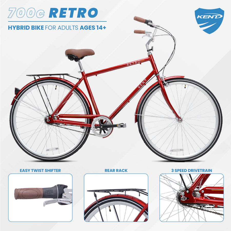 700c Kent Retro,Buy any 30 Hybrids - Free Ship