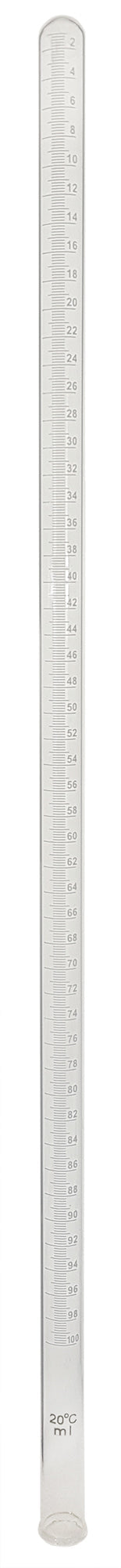 Gas Measuring Tube, Graduated, 100ml, Case of 100